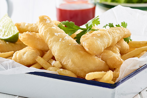 Tempura whiting fillets