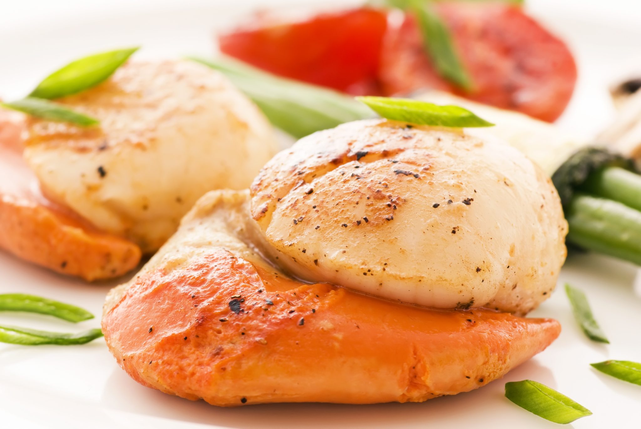 Roe On Scallops