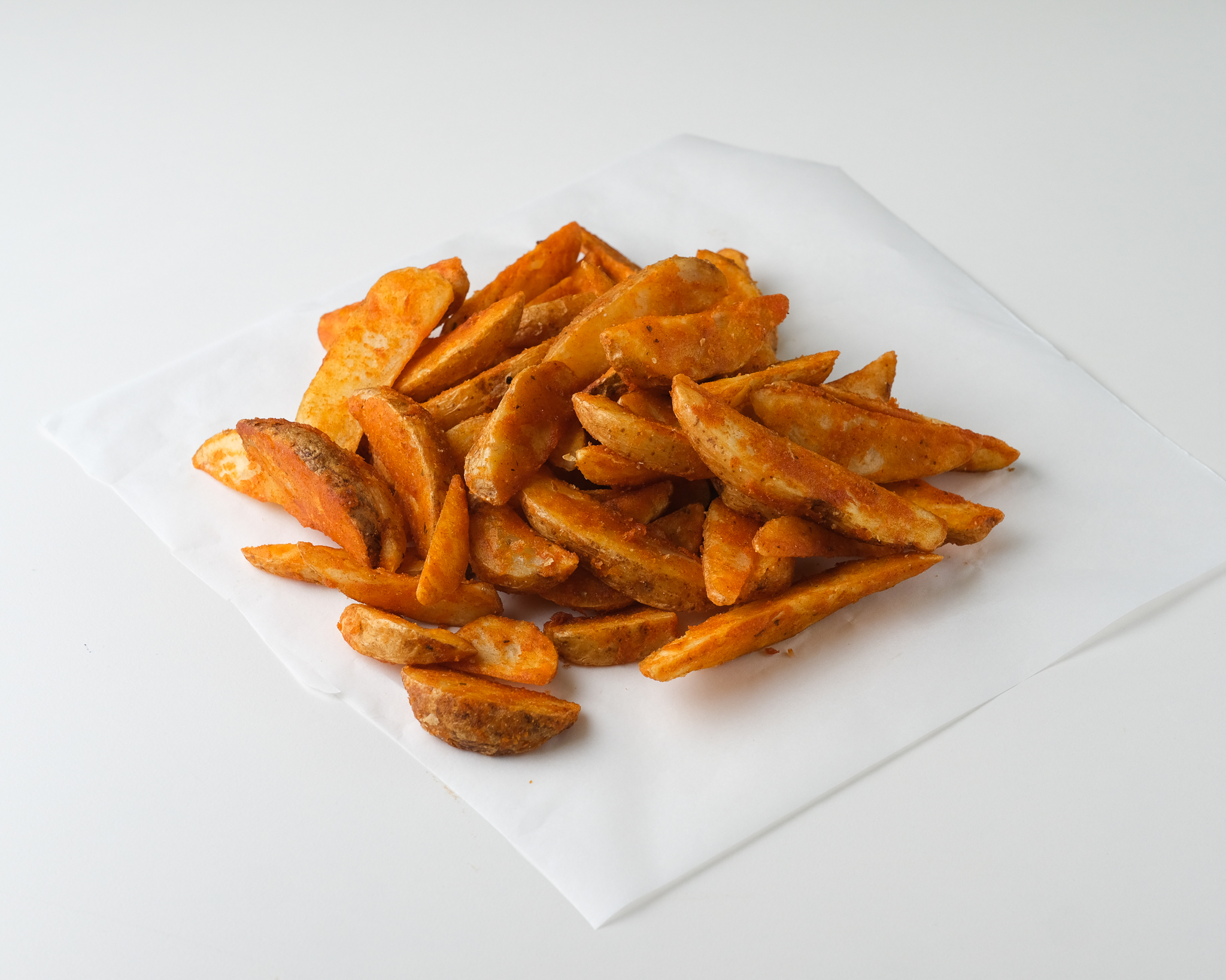 Ultra-crisp seasoned wedges