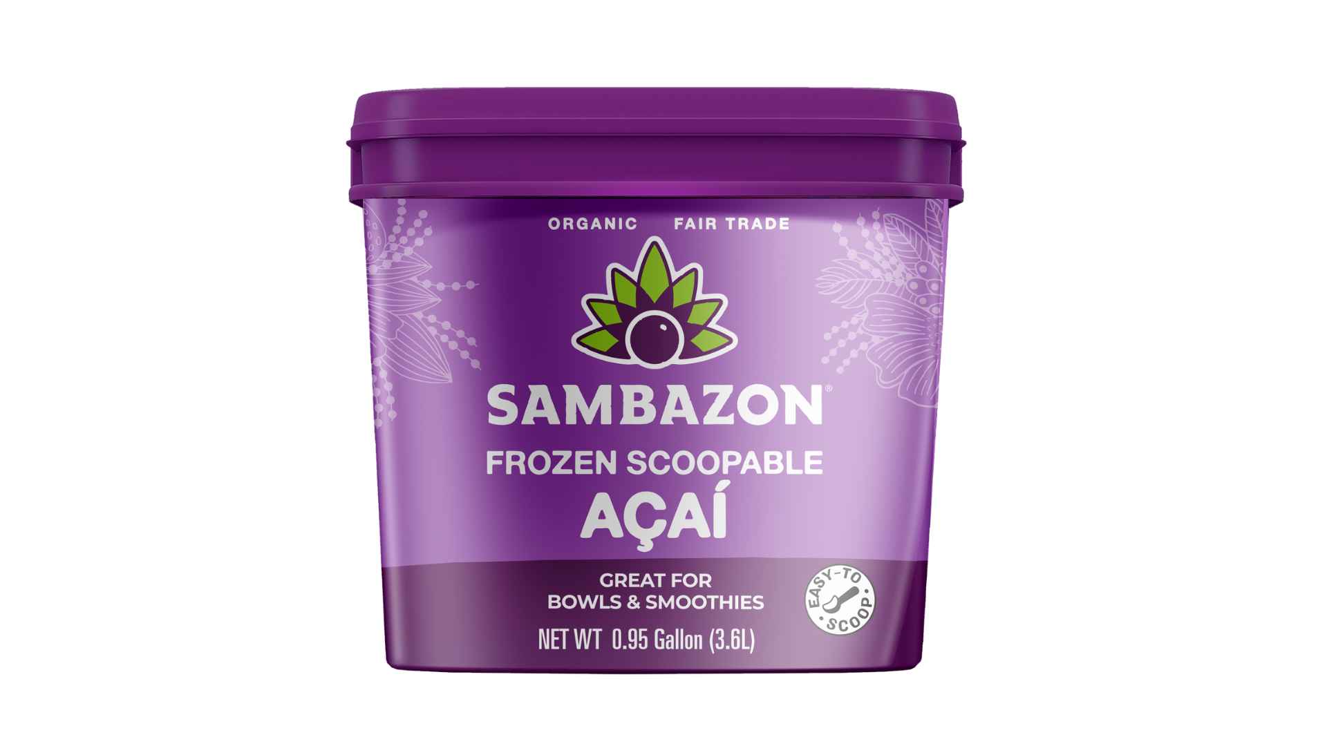 Sambazon_5040 Frozen Scoopable Açai Tub 2 x 3.6 Ltr