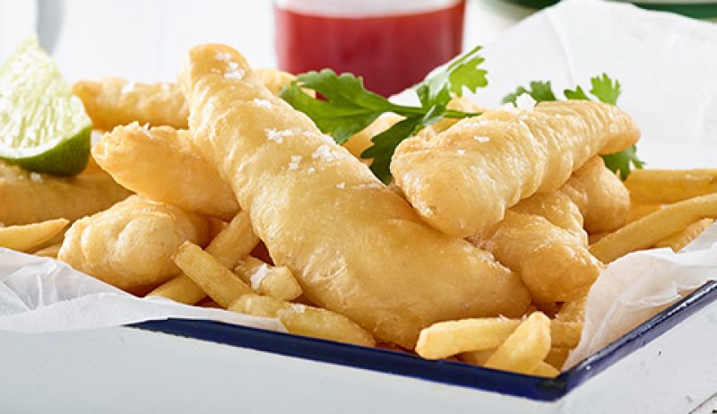 Tempura whiting fillets