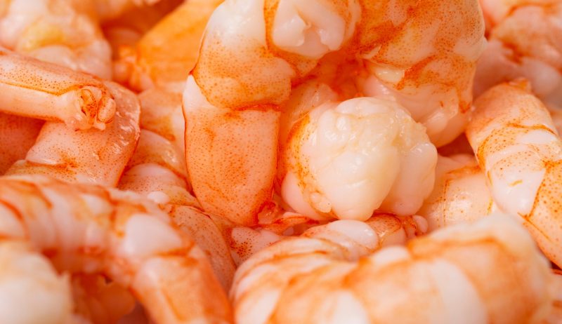 Cooked prawn meat