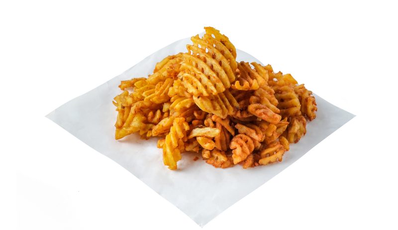 Waffle cut fries